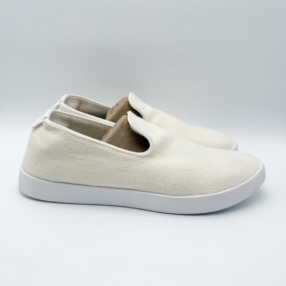 AllBirds Mens Wool Lounger Casual Sneakers Size 8 EU 40.5 White Slip On NIB - Picture 3 of 12